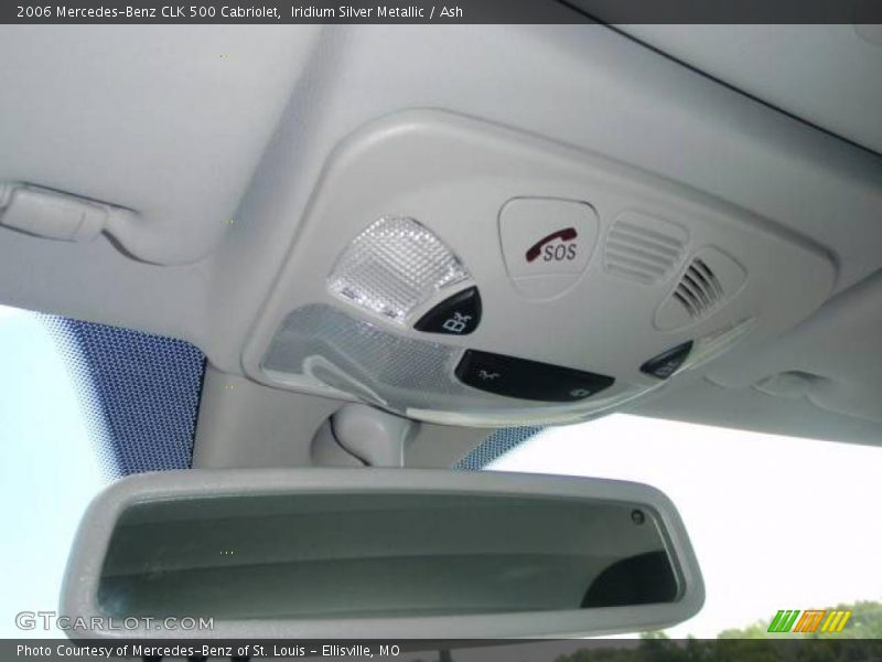 Iridium Silver Metallic / Ash 2006 Mercedes-Benz CLK 500 Cabriolet