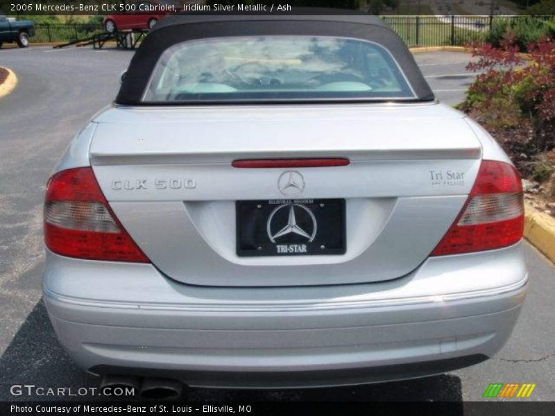 Iridium Silver Metallic / Ash 2006 Mercedes-Benz CLK 500 Cabriolet