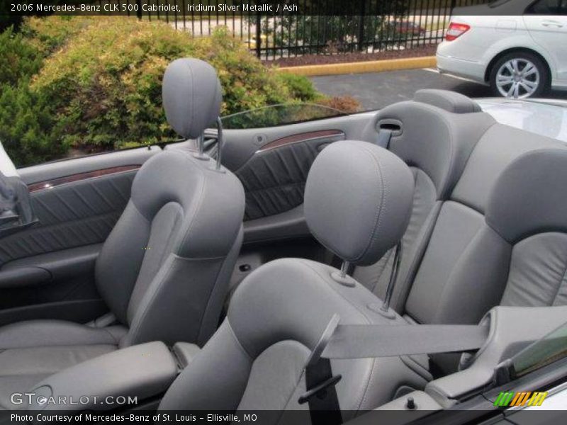 Iridium Silver Metallic / Ash 2006 Mercedes-Benz CLK 500 Cabriolet