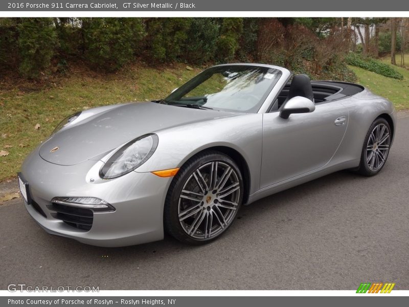 GT Silver Metallic / Black 2016 Porsche 911 Carrera Cabriolet