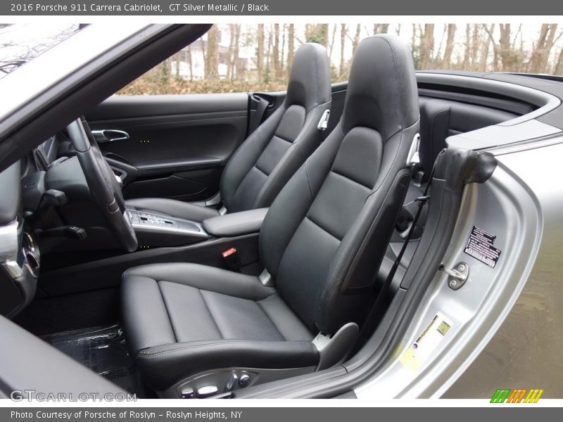 GT Silver Metallic / Black 2016 Porsche 911 Carrera Cabriolet