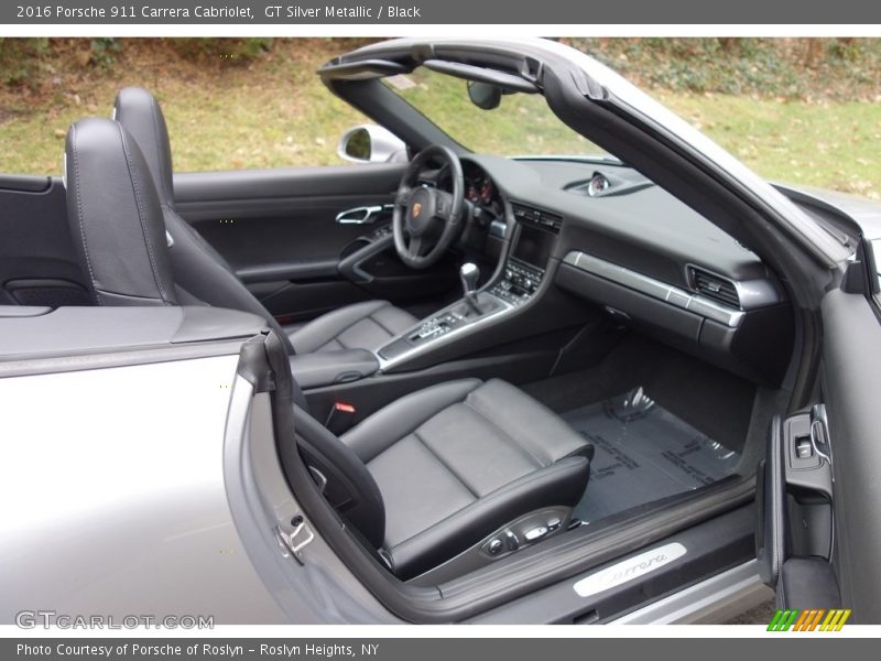 GT Silver Metallic / Black 2016 Porsche 911 Carrera Cabriolet