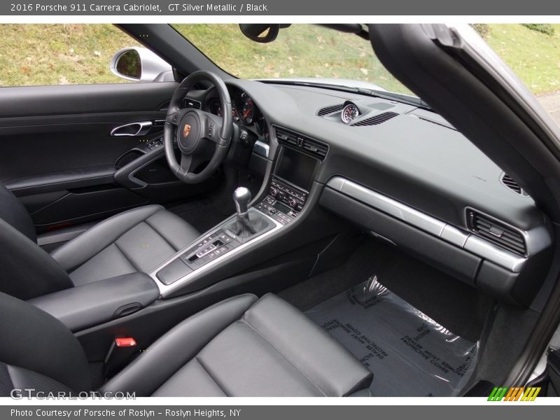 GT Silver Metallic / Black 2016 Porsche 911 Carrera Cabriolet