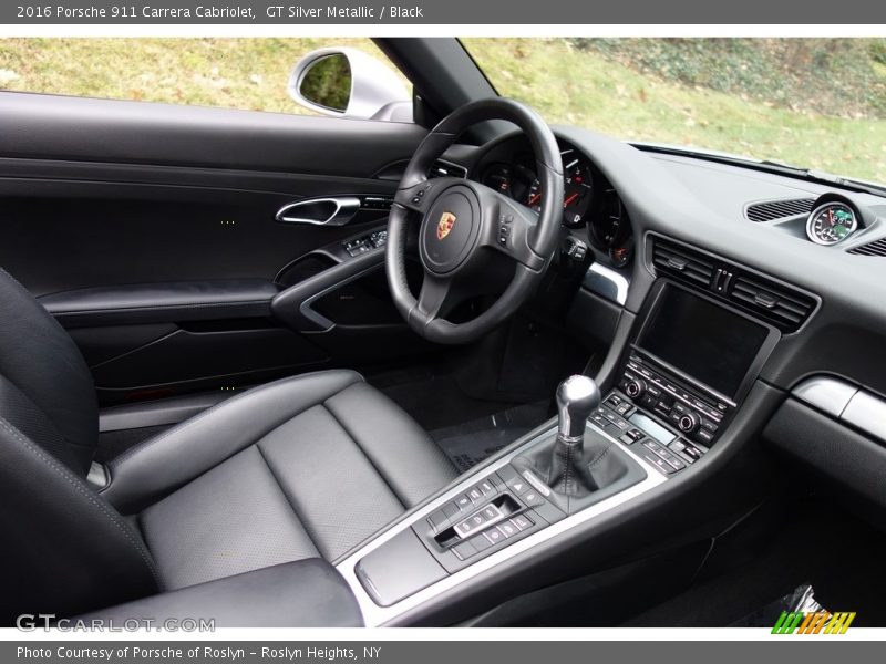 GT Silver Metallic / Black 2016 Porsche 911 Carrera Cabriolet