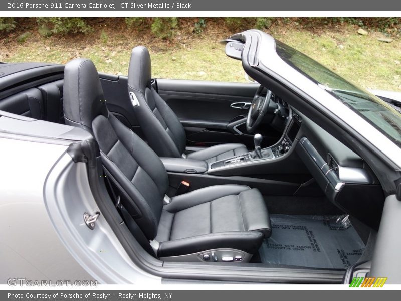 GT Silver Metallic / Black 2016 Porsche 911 Carrera Cabriolet