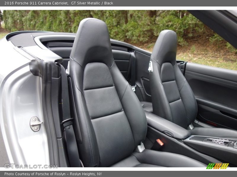 GT Silver Metallic / Black 2016 Porsche 911 Carrera Cabriolet