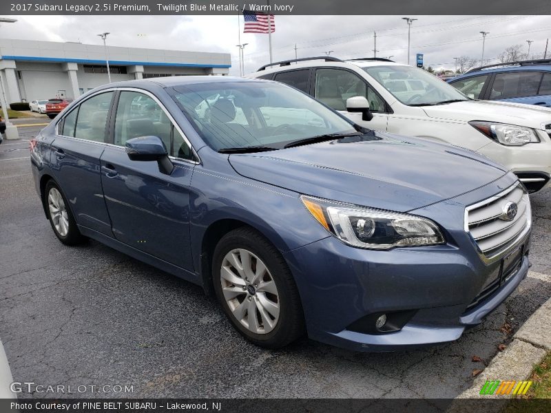 Twilight Blue Metallic / Warm Ivory 2017 Subaru Legacy 2.5i Premium
