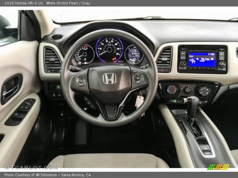 White Orchid Pearl / Gray 2016 Honda HR-V LX