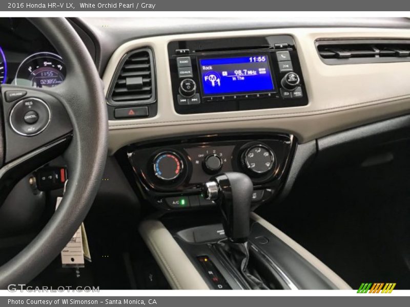 White Orchid Pearl / Gray 2016 Honda HR-V LX