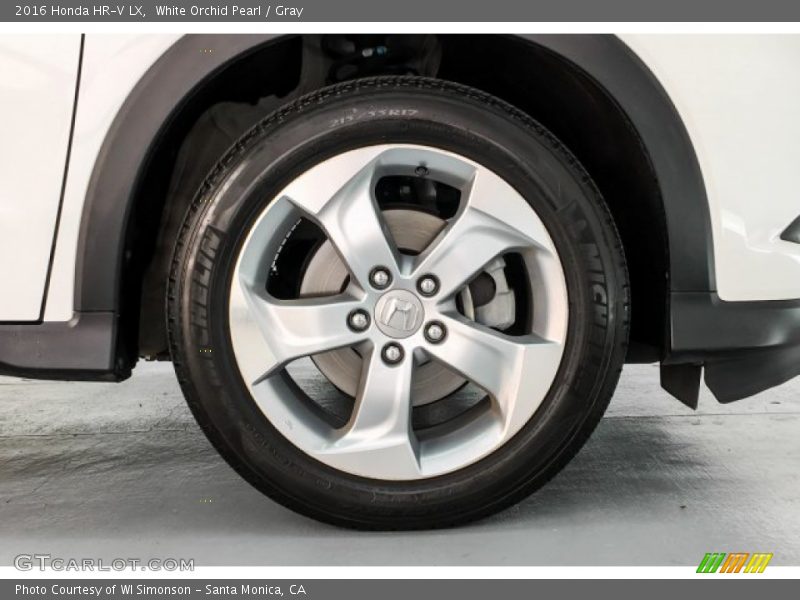 White Orchid Pearl / Gray 2016 Honda HR-V LX