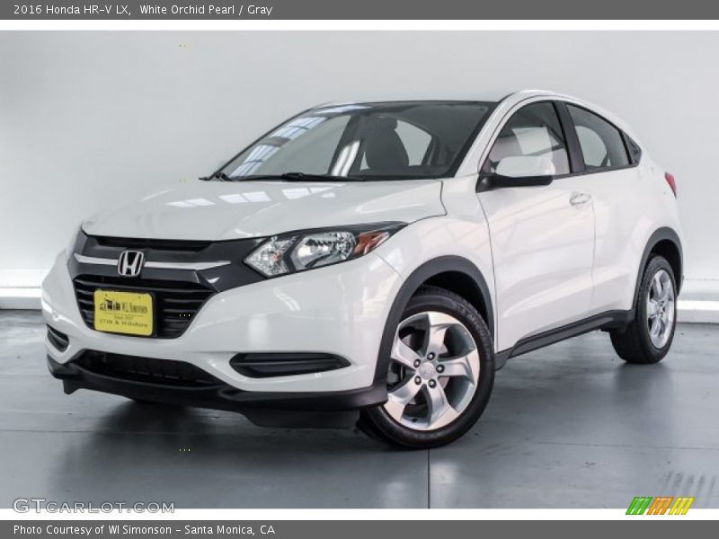 White Orchid Pearl / Gray 2016 Honda HR-V LX