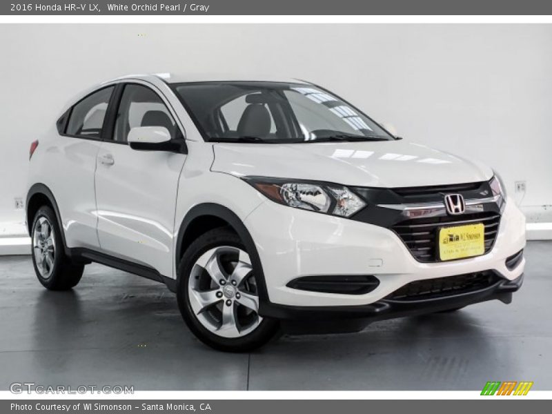 White Orchid Pearl / Gray 2016 Honda HR-V LX