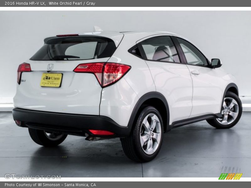 White Orchid Pearl / Gray 2016 Honda HR-V LX