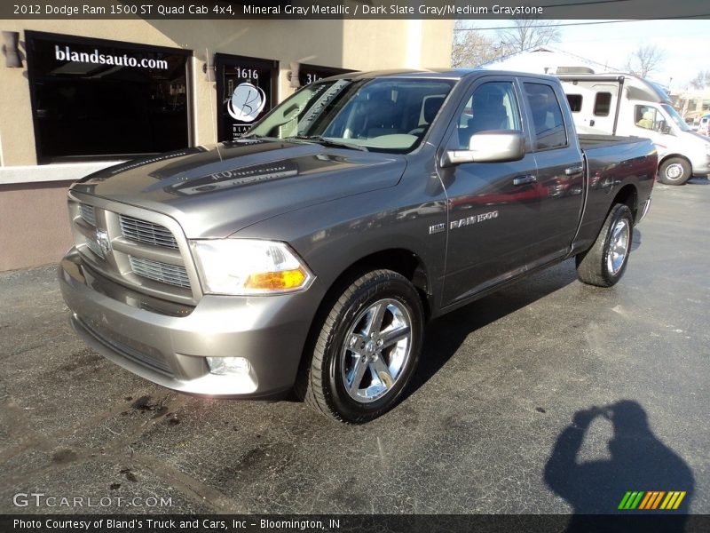 Mineral Gray Metallic / Dark Slate Gray/Medium Graystone 2012 Dodge Ram 1500 ST Quad Cab 4x4