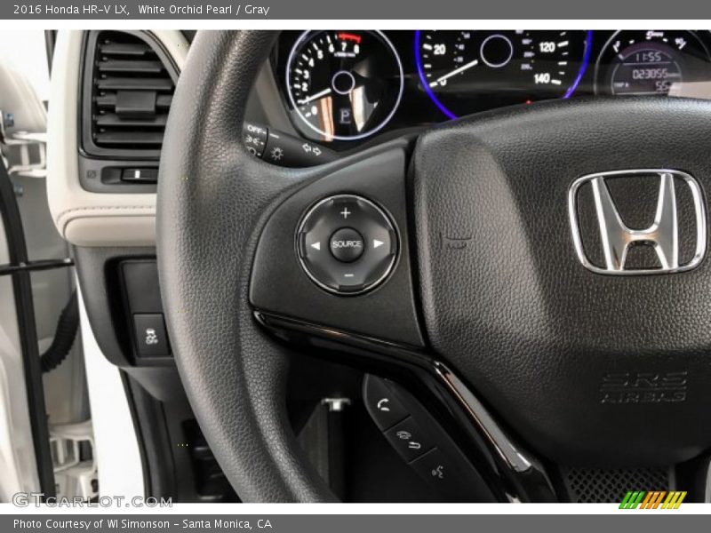 White Orchid Pearl / Gray 2016 Honda HR-V LX