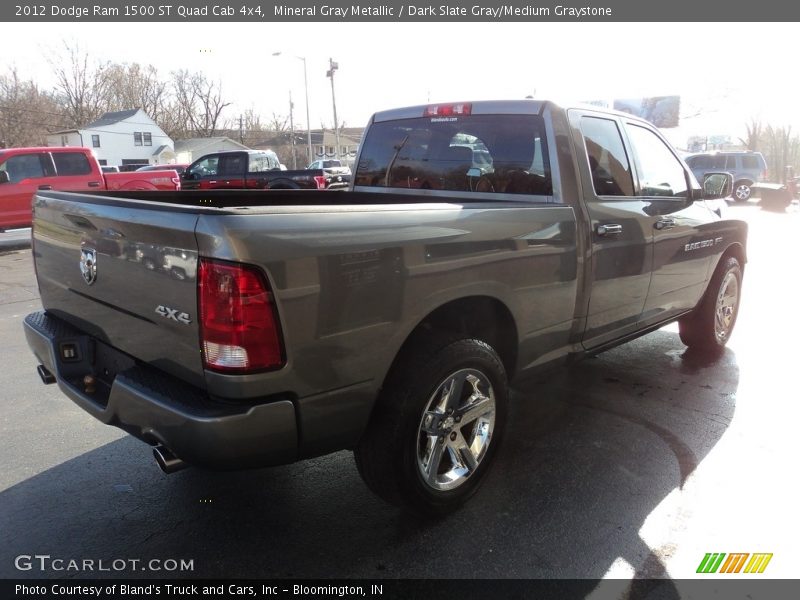 Mineral Gray Metallic / Dark Slate Gray/Medium Graystone 2012 Dodge Ram 1500 ST Quad Cab 4x4