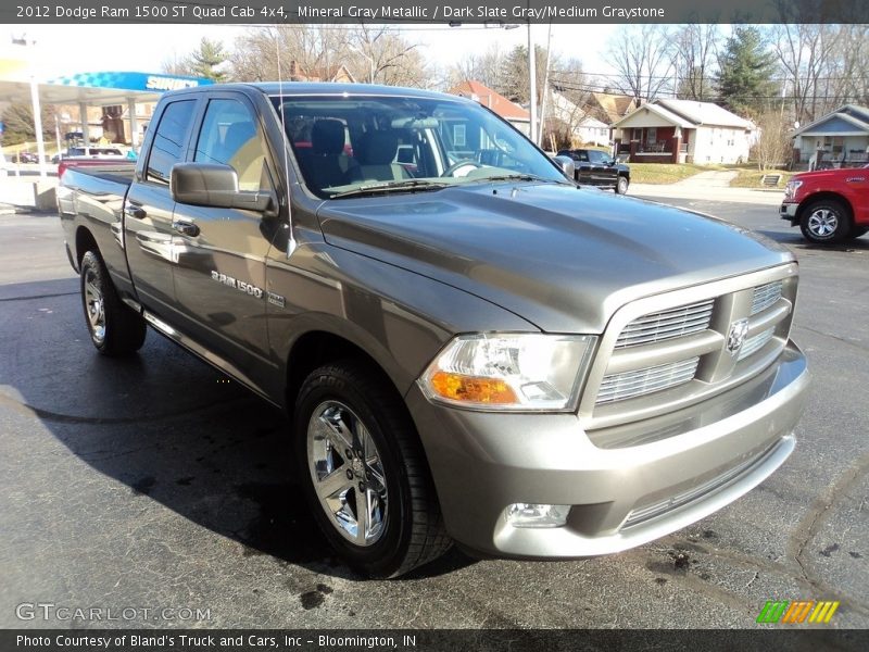 Mineral Gray Metallic / Dark Slate Gray/Medium Graystone 2012 Dodge Ram 1500 ST Quad Cab 4x4