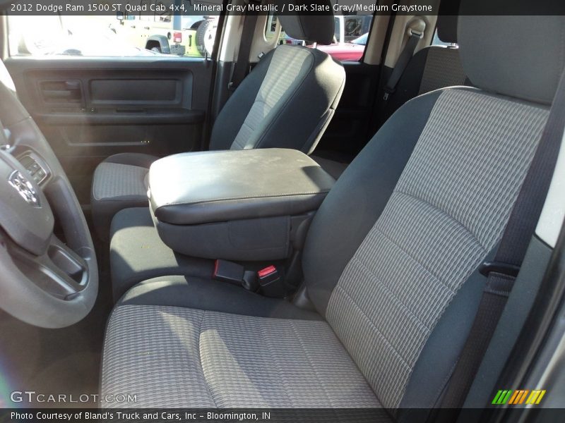 Mineral Gray Metallic / Dark Slate Gray/Medium Graystone 2012 Dodge Ram 1500 ST Quad Cab 4x4