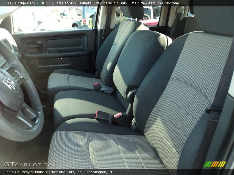 Mineral Gray Metallic / Dark Slate Gray/Medium Graystone 2012 Dodge Ram 1500 ST Quad Cab 4x4