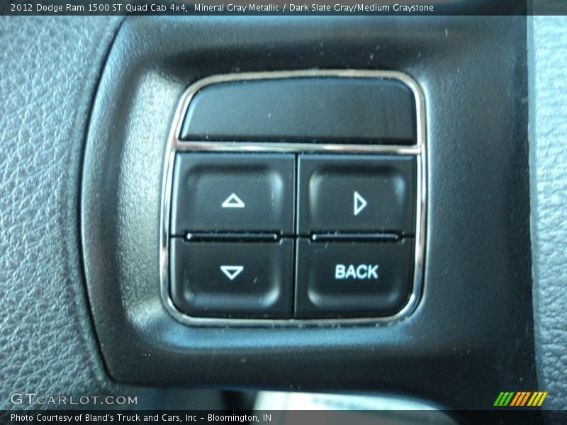 Mineral Gray Metallic / Dark Slate Gray/Medium Graystone 2012 Dodge Ram 1500 ST Quad Cab 4x4