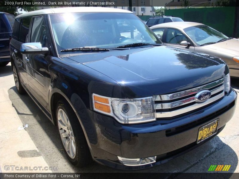 Dark Ink Blue Metallic / Charcoal Black 2009 Ford Flex Limited