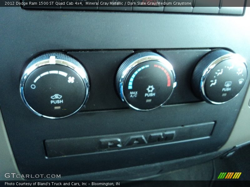 Mineral Gray Metallic / Dark Slate Gray/Medium Graystone 2012 Dodge Ram 1500 ST Quad Cab 4x4