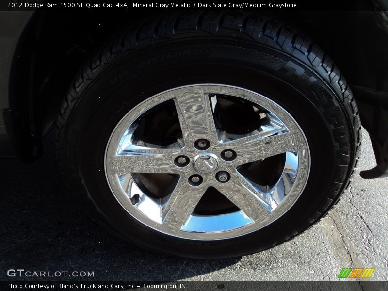 Mineral Gray Metallic / Dark Slate Gray/Medium Graystone 2012 Dodge Ram 1500 ST Quad Cab 4x4