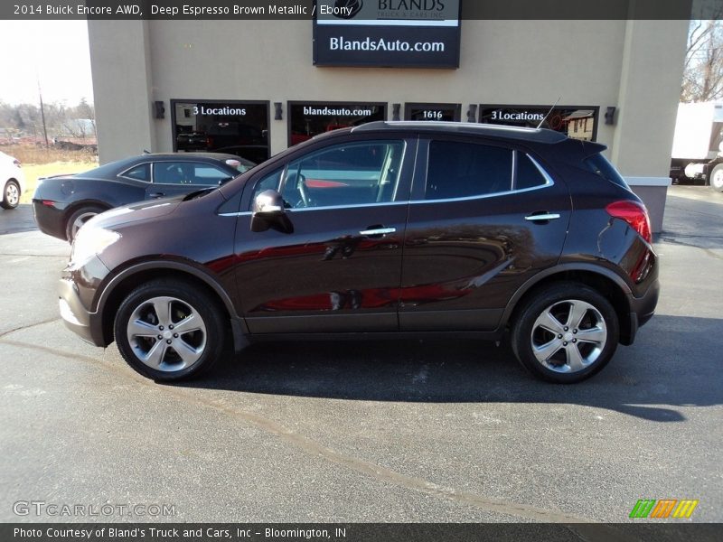 Deep Espresso Brown Metallic / Ebony 2014 Buick Encore AWD