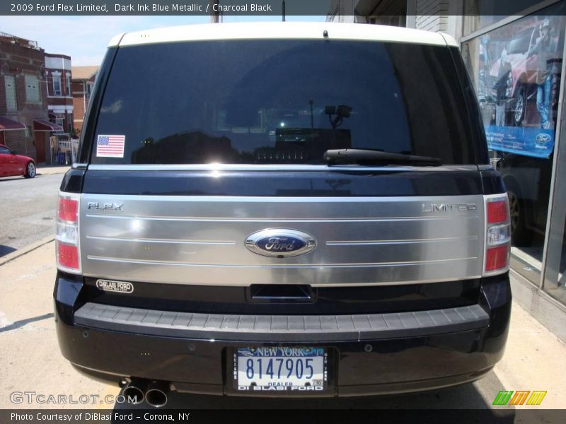 Dark Ink Blue Metallic / Charcoal Black 2009 Ford Flex Limited