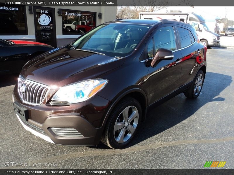 Deep Espresso Brown Metallic / Ebony 2014 Buick Encore AWD