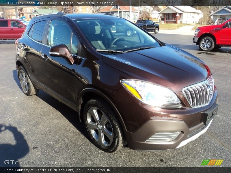 Deep Espresso Brown Metallic / Ebony 2014 Buick Encore AWD