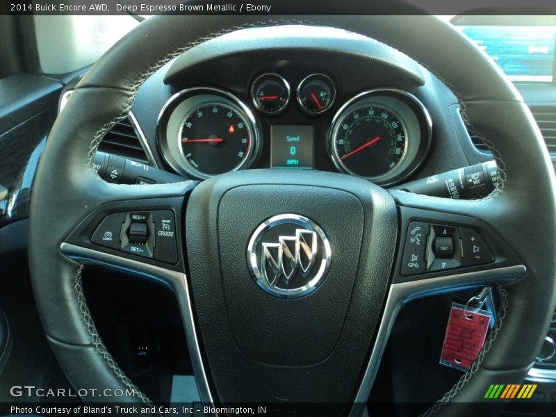 Deep Espresso Brown Metallic / Ebony 2014 Buick Encore AWD