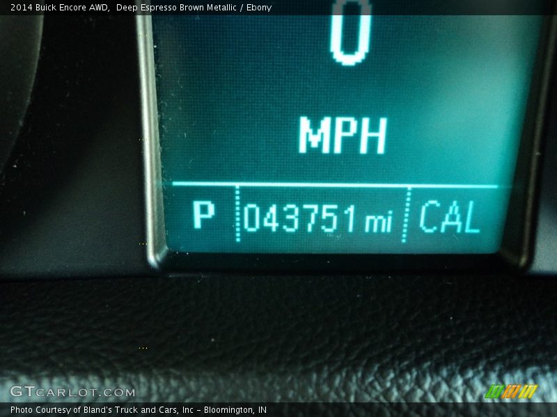 Deep Espresso Brown Metallic / Ebony 2014 Buick Encore AWD