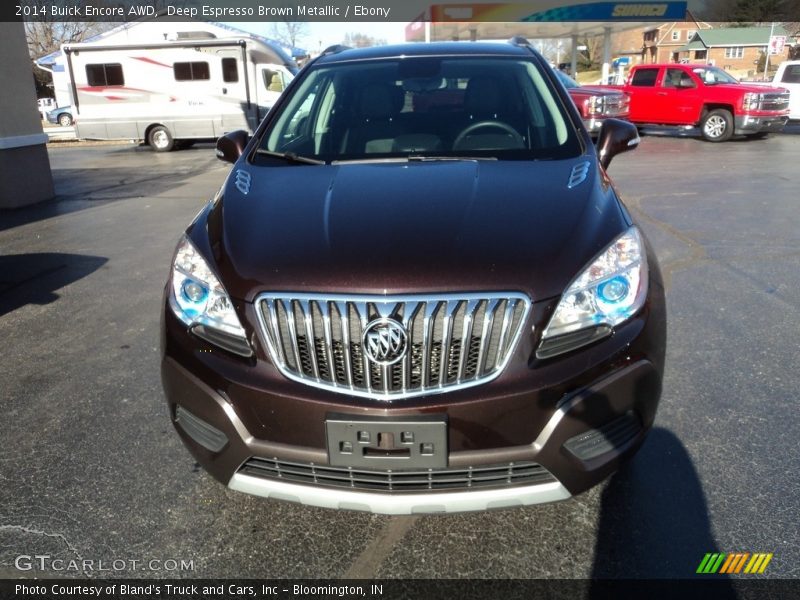 Deep Espresso Brown Metallic / Ebony 2014 Buick Encore AWD