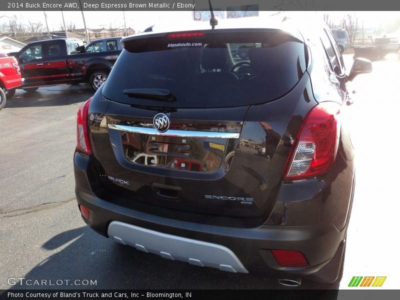 Deep Espresso Brown Metallic / Ebony 2014 Buick Encore AWD