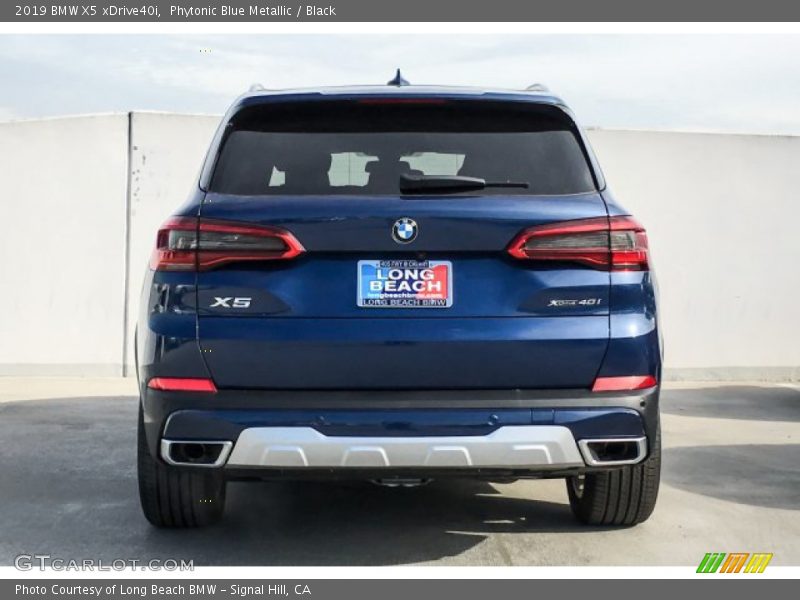Phytonic Blue Metallic / Black 2019 BMW X5 xDrive40i