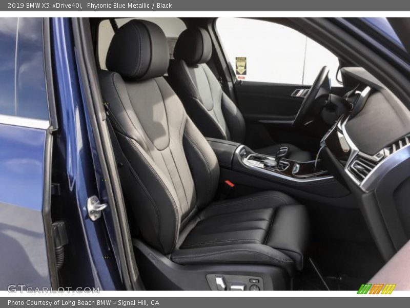 Phytonic Blue Metallic / Black 2019 BMW X5 xDrive40i