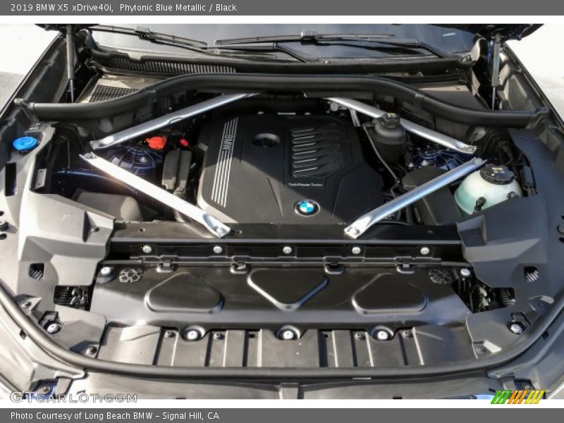Phytonic Blue Metallic / Black 2019 BMW X5 xDrive40i