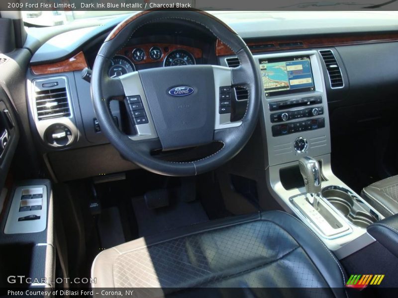 Dark Ink Blue Metallic / Charcoal Black 2009 Ford Flex Limited
