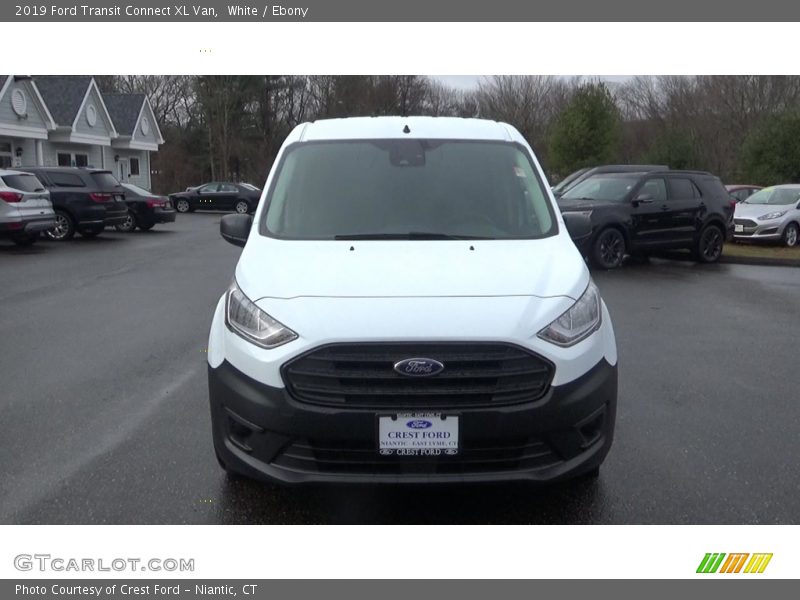 White / Ebony 2019 Ford Transit Connect XL Van