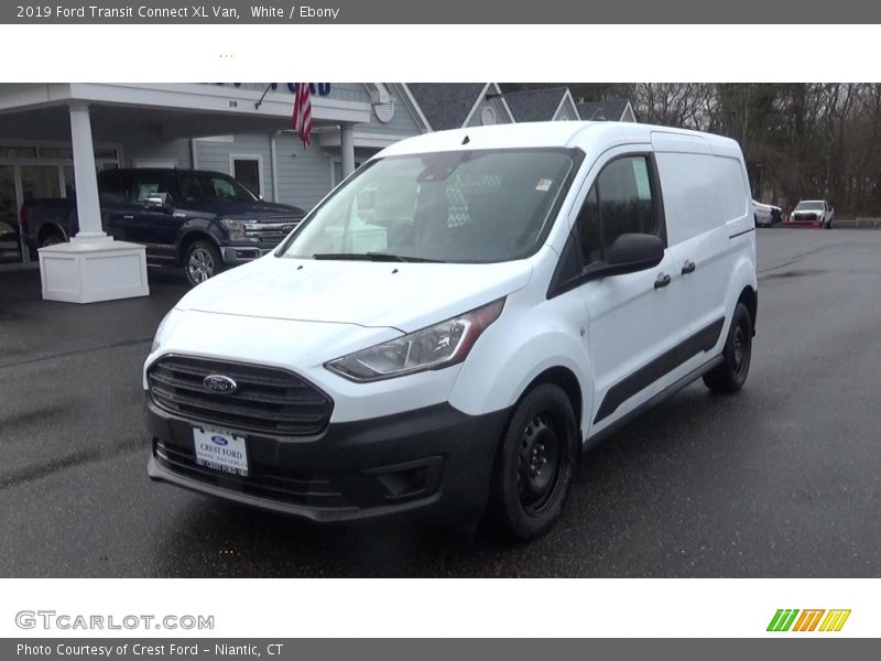 White / Ebony 2019 Ford Transit Connect XL Van