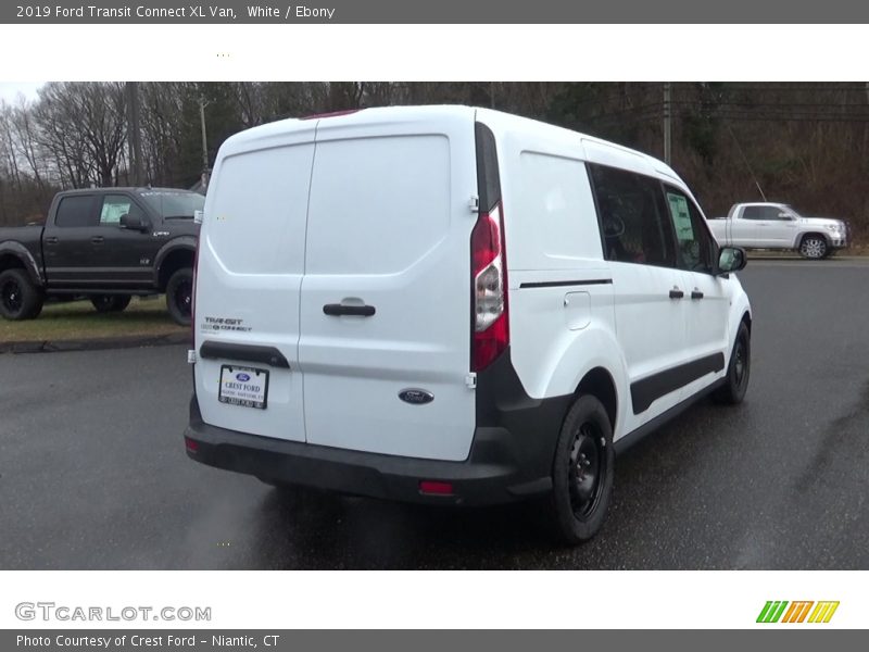 White / Ebony 2019 Ford Transit Connect XL Van