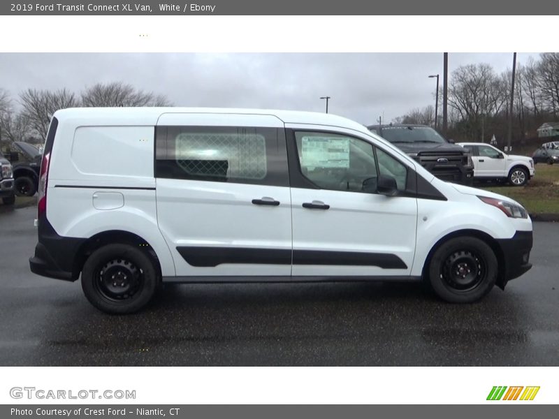 White / Ebony 2019 Ford Transit Connect XL Van