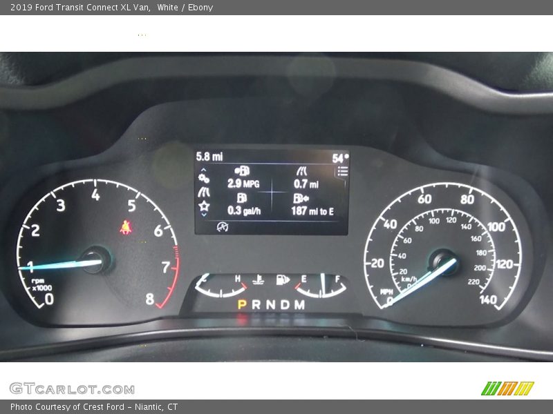 White / Ebony 2019 Ford Transit Connect XL Van
