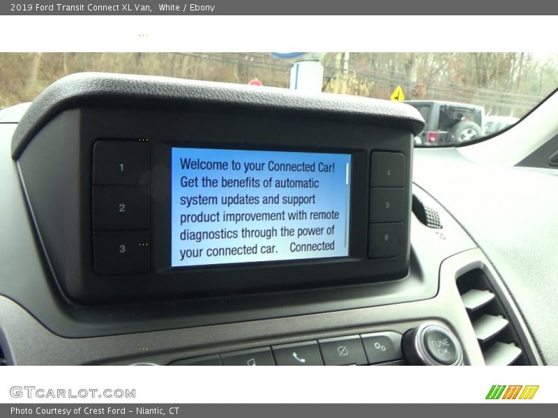 White / Ebony 2019 Ford Transit Connect XL Van