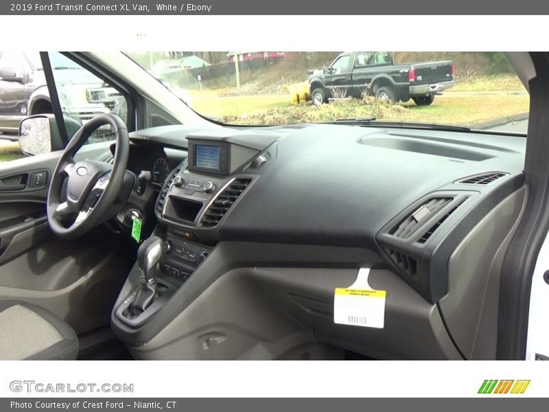 White / Ebony 2019 Ford Transit Connect XL Van