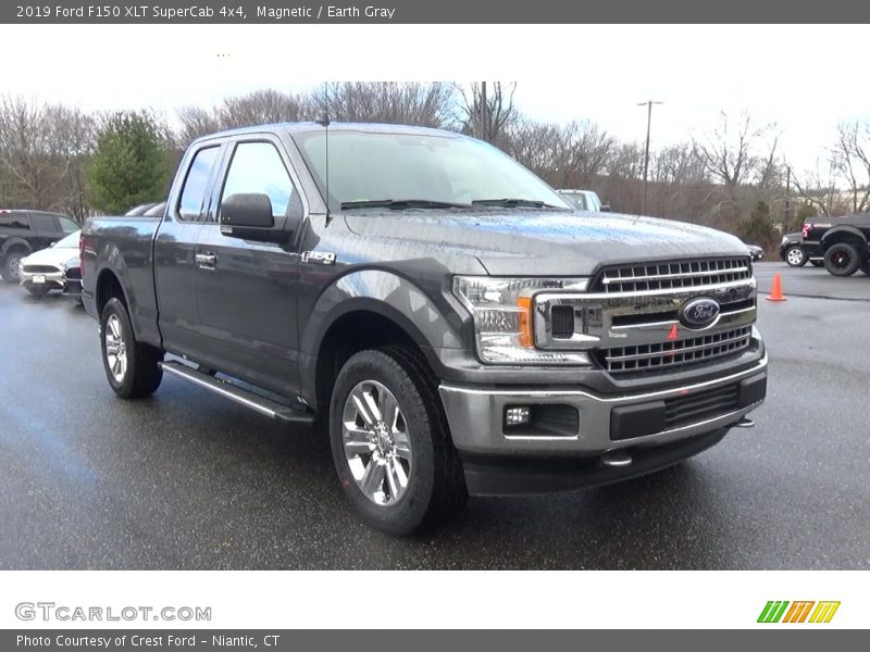 Magnetic / Earth Gray 2019 Ford F150 XLT SuperCab 4x4