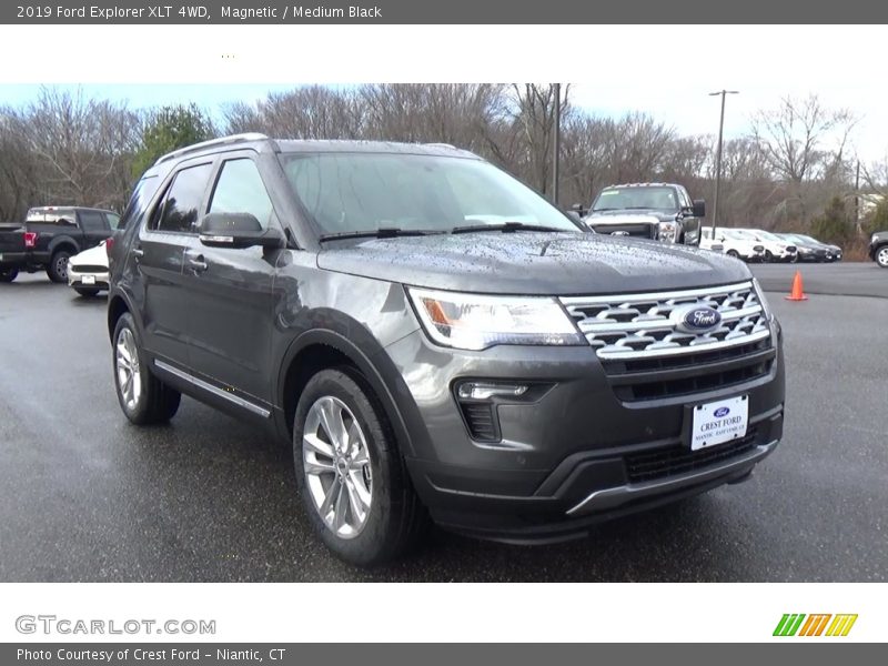 Magnetic / Medium Black 2019 Ford Explorer XLT 4WD