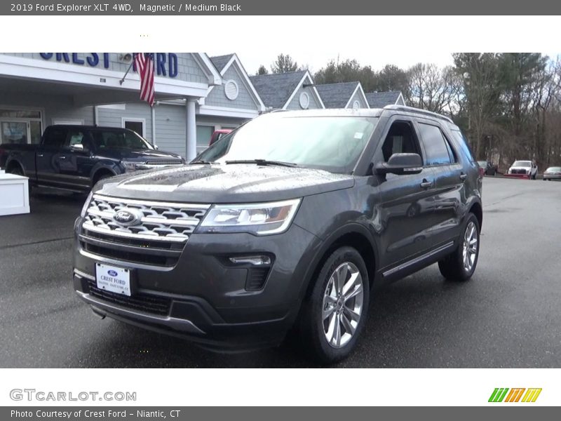 Magnetic / Medium Black 2019 Ford Explorer XLT 4WD