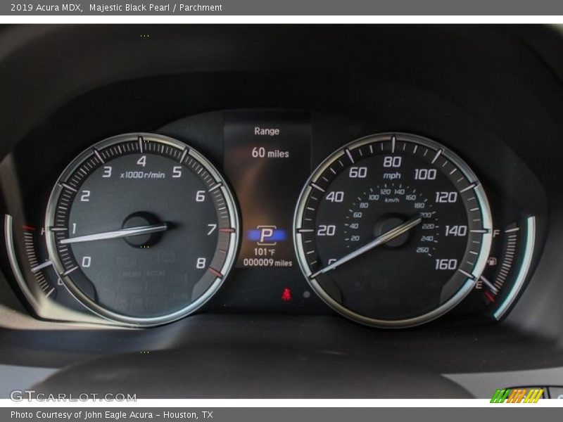 Majestic Black Pearl / Parchment 2019 Acura MDX